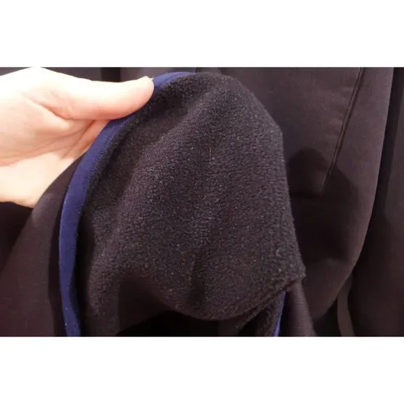 Huckberry Relwen Pop Zip Quarter Zip Pullover Fleece - Black S - Picture 5 of 6